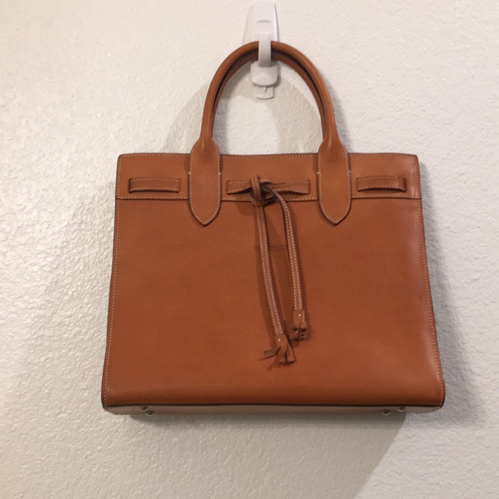 Dooney& Bourke Alto Large Tassel Leather Italian Handbag.